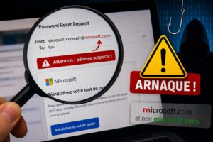 Quand “rnicrosoft.com” remplace Microsoft : le phishing devient presque invisible